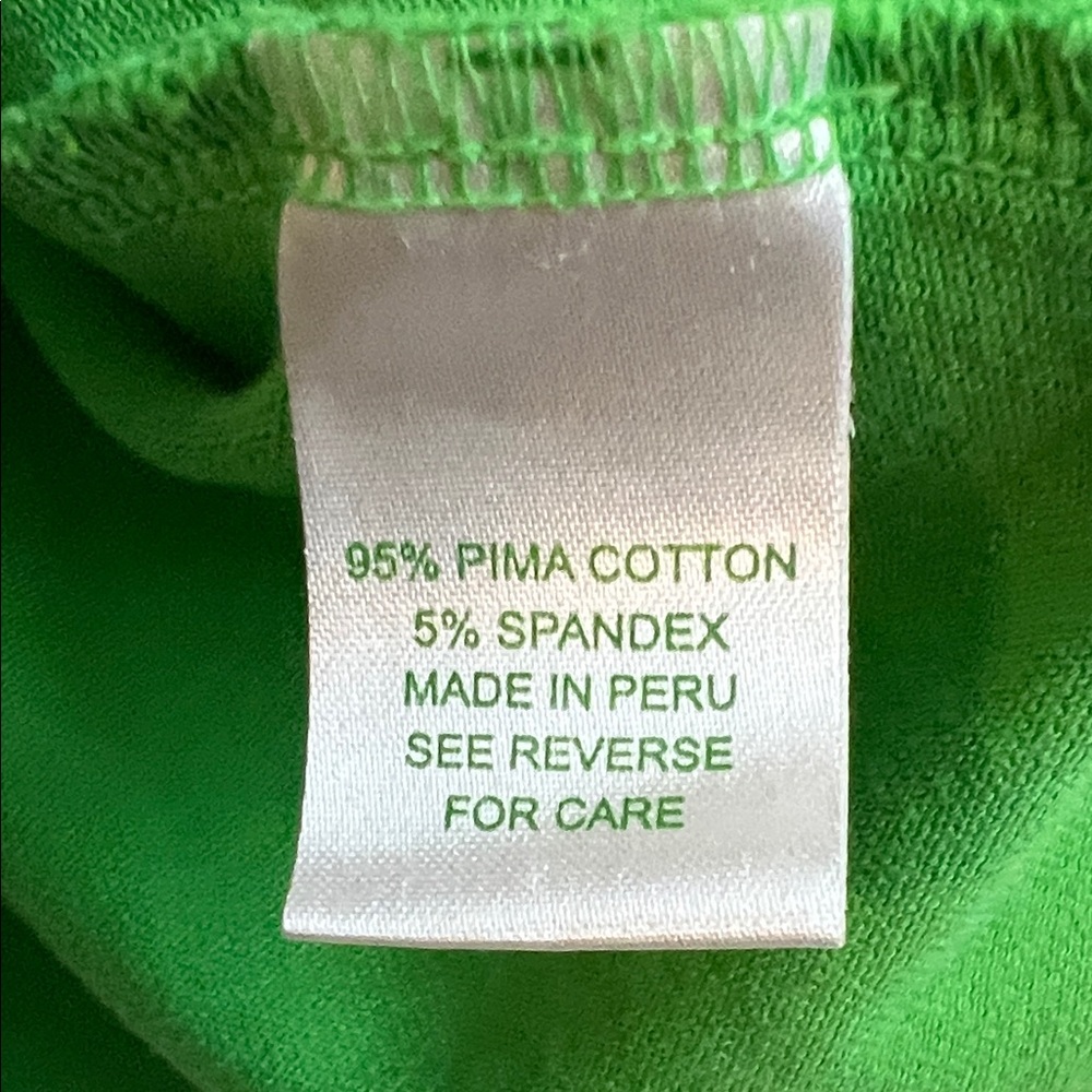 Lilly Pulitzer Vibrant Green Women’s Polo Size Medium - Picture 3 of 8